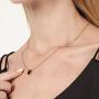 KLKE 14K Gold Necklaces for Women, Dainty Choker Necklace Gift Black Onyx Round Pendant Stainless Steel Necklaces for Girls
