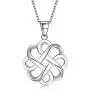 GDDX 925 Sterling Silver Good Luck Polished Celtic Knot Cross Pendant Necklace for Womens GDDX 925 Sterling Silver Good Luck Polished Celtic Knot Cross Pendant Necklace for Womens