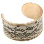 RIAH FASHION Bohemian Multi Layer Cuff Bracelet - Gypsy Statement Infinity Stackable Wrist Bangle Set Metallic Leopard Animal, Genuine Leather, Turquoise