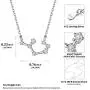 ChicSilver 925 Sterling Silver CZ Astrology 12 Constellation Horoscope Zodiac Necklace Birthday Gift,16-18 inch(with Gift Box)