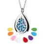 RoyAroma Aromatherapy Essential Oil Diffuser Necklace Stainless Steel Pendant Perfume Locket Women Jewelry RoyAroma Aromatherapy Essential Oil Diffuser Necklace Stainless Steel Pendant Perfume Locket Women Jewelry