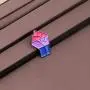 CENWA LGBTQ Gay Pride Bisexual Power Fist Enamel Pin Bi Pride Jewelry Enamel Pin LGBT Brooch