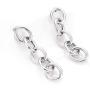 Link Chain Drop Earrings Long Chunky Oval Chain Link Tassel Dangle Earrings Statement Minimalist Jewelry for Women Girls
