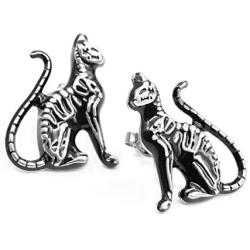Controse Feral Bones Cat Earrings