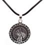 SanLan St Christopher Pendant Saint Protect Us Necklace Saint Christopher Pendant Religious Jewelry Gift with Chain