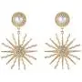 Temperament Zircon Sun Moon Stars Asymmetric Drop Dangle Earrings for Women Jewelry Fashion Metal Sunflower Inlaid Pearl Stud Earrings Temperament Zircon Sun Moon Stars Asymmetric Drop Dangle Earrings for Women Jewelry Fashion Metal Sunflower Inlaid Pearl Stud Earrings