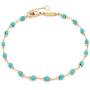 VACRONA Gold Tiny Beaded Bracelet 14K Gold Plated Chain Bracelets for Women Dainty Handmade Bracelet Adjustable Chain Jewelry Gifts
