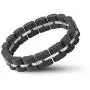 BOBO BIRD Womens Wooden Bracelet Stylish Wood & Stainless Steel Combined Adjustable Wooden Bangle Jewelry