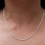 Sterling Silver Diamond Cut Rope Chain Necklace- 1.5MM-7.5MM -Made In Italy - 7''-30''