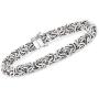 Ross-Simons Sterling Silver Byzantine Bracelet with Magnetic Clasp