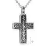 ONEFINITY Sterling Silver Cremation Jewelry - Cross Urn Necklace for Ashes Tree of Life Ash Keepsake Pendant, Women Memorial Bereavement Gifts for Loss of a Loved One ONEFINITY Sterling Silver Cremation Jewelry - Cross Urn Necklace for Ashes Tree of Life Ash Keepsake Pendant, Women Memorial Bereavement Gifts for Loss of a Loved One