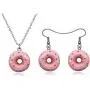 RUIZHEN Colorful Cartoon Best Friend Sweet Donut Dangle Earrings