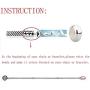 Clip Stopper Charms Sterling Silver Rondelle Spacer Bead for Bracelets （2 PCS）