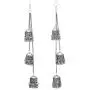 Jwellmart Afghani Bohemian Kashmiri Style Oxidized Drop Dangle Indian Earrings for Women and Girls