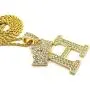 CBC Crown Rhinestone Studded Crown Initial Alphabet Letter Pendant Necklace 24'' Rope Chain Necklaces CBC Crown Rhinestone Studded Crown Initial Alphabet Letter Pendant Necklace 24'' Rope Chain Necklaces