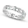 COYOTE 925 Sterling Silver Celtic Knot Eternity Band Ring COYOTE 925 Sterling Silver Celtic Knot Eternity Band Ring