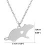 Luvalti Rat Pendant Necklace - Chinese Horoscope Gift - Zodiac Necklace - Family and Friends Jewelry