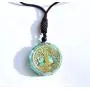 Orgone Pendant Necklace Round Tree of Life Chakra Healing Crystals Stones Necklace Healing Jewelry Men Women Orgone Pendant Necklace Round Tree of Life Chakra Healing Crystals Stones Necklace Healing Jewelry Men Women