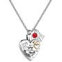 LuxglitterLin Heart Urn Necklace for Ashes Cremation Memorial Keepsake Jewelry for Loved Ones -Your Wings were Ready My Heart was Not