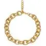 Chunky Chain Necklace - Thick Chain Necklace Choker Trendy Necklaces Cable Link Chain Choker Necklaces for Women Chunky Necklace Punk Metal Fashion Necklace for Girls Cuban Link Chain Choker (Gold)