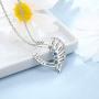Personalized Mothers Name Heart Necklace with 1-5 Simulated Birthstones Jewelry for Women Mother’s Necklace with 1-5 Children Names