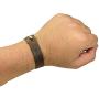 Soft Leather Bracelet with rustic clasp (8-inch wristband) Handmade by Hide & Drink :: Bourbon Brown