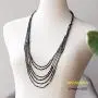 Suyi Long Endless Beads Necklace for Women Crystal Layered Strands Necklace Jewelry Suyi Long Endless Beads Necklace for Women Crystal Layered Strands Necklace Jewelry