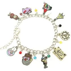 Universe of Fandoms Anime Cosplay Jewelry Cartoons Gravity Fals Charm Bracelet Gifts for Women