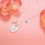 Sister Necklace Sister Gifts Real Sterling Silver Heart Pendant Necklace Sister Gifts from Sister