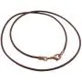 DragonWeave Antique Copper 1.8mm Fine Brown Leather Cord Necklace DragonWeave Antique Copper 1.8mm Fine Brown Leather Cord Necklace