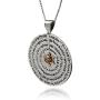 HaAri Kabbalah King Solomon Amulet Pendant Necklace Engraved with 72 Names of God to Draw Powerful Energy and Enhance Positive Changes in Life