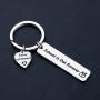 HOLLP Teacher Retirement Keychain Teacher Appreciation Gift Enjoy Retirememnt Jewelry School is Out Forever Principal Retired Gift