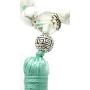Larimar Accessories Mala Beads 108, 8mm Prayer Malas, All Natural A-1 Beaded Gemstones, Beaded Silk Tassel Necklace, Mens Crystal Healing Bead Jewelry