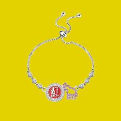 AKTAP Delta Sigma Theta Sorority Gifts DST Bracelet Red Elephant Jewelry 1913 Greek Sorority Gift