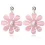 Fashion Resin Daisy Flower Earrings For Women Pearl Crystal Floral Petals Dangle Earrings Jewelry Fashion Resin Daisy Flower Earrings For Women Pearl Crystal Floral Petals Dangle Earrings Jewelry