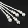 Art Deco Fashion Faux Pearls Necklace 1920s Pearls Necklace Gatsby Accessories Vintage Costume Jewelry Cream Long Necklace for Women