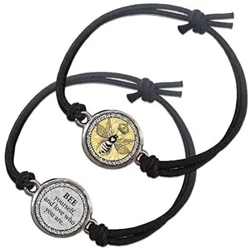 Spirit Lala Vintage Queen Bee Reversible Stretch Bracelet with Gift Box Spirit Lala Vintage Queen Bee Reversible Stretch Bracelet with Gift Box