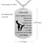 TTVOVO Dad Mom to My Son Daughter Inspirational Necklace Dog Tag Pendant Necklace Always Remember You Are Braver Than You Believe Military Motivational Encouragement Dogtags Jewelry Birthday Love Gift TTVOVO Dad Mom to My Son Daughter Inspirational Necklace Dog Tag Pendant Necklace Always Remember You Are Braver Than You Believe Military Motivational Encouragement Dogtags Jewelry Birthday Love Gift