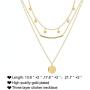 YANCHUN Star Choker Necklace Gold Star Necklace for Women Dainty Layer Necklaces for Teen Girls Gift