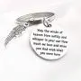 FUSTMW Memorial Keychain Sympathy Gift Loss Jewelry Remembrance Gift in Memory of Loved One May The Winds of Heaven Blow Softly FUSTMW Memorial Keychain Sympathy Gift Loss Jewelry Remembrance Gift in Memory of Loved One May The Winds of Heaven Blow Softly