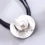 Big Bead Crystal Pendant Fashion Jewelry Black Leather Necklace for Women Chokers Big Bead Crystal Pendant Fashion Jewelry Black Leather Necklace for Women Chokers