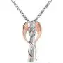 Casa De Novia Jewelry Guardian Angel with Wing Cremation Urn Necklace for Ash Fairy Memorial Keepsake Pendant Casa De Novia Jewelry Guardian Angel with Wing Cremation Urn Necklace for Ash Fairy Memorial Keepsake Pendant