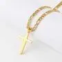 FZTN Jewelry Gold Figaro Link Chain Necklace for Men Women & Teens Boys 18K Gold Plated Stainless Steel Necklace,Fashion Jewelry,Wear Alone or with Pendant,18-26 Inch