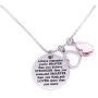 Aibeads You are Braver Than You Believe Awareness Necklace Birthstone Graduation Gift Best Friend Encouragement Gifts
