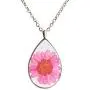 SI EASY Pressed Flower Pendant Necklace Real Dried Flower Resin Jewellery SI EASY Pressed Flower Pendant Necklace Real Dried Flower Resin Jewellery