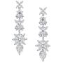 SWEETV Marquise Cubic Zirconia Wedding Bridal Chandelier Earrings for Brides, Crystal Rhinestone Drop Dangle Earrings for Women, Prom Party Jewelry Gifts