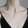 ONEFINITY Origami Rabbit/Horse/Wolf Necklace Sterling Silver Celtic Knot Moon Pendant Necklace Anniversary Birthday Gifts for Women Wife Girlfriend