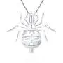 LGSY Sterling Silver Spider Pearl Cage Pendants for Women, Design Pearl Cage Pendants for Pearl Jewelry Making, Essential Oil Diffuser Lockets for Pearl Jewelry LGSY Sterling Silver Spider Pearl Cage Pendants for Women, Design Pearl Cage Pendants for Pearl Jewelry Making, Essential Oil Diffuser Lockets for Pearl Jewelry