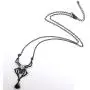 LOTIITEL Gothic Jewelry Black Skull Spider Pendant Gothic Spider Necklaces for Women Teen Girls LOTIITEL Gothic Jewelry Black Skull Spider Pendant Gothic Spider Necklaces for Women Teen Girls