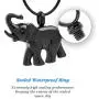 LYFML Cremation Jewelry Urn Necklace Elephant Memorial Ashes Pendant Made of Titanium Steel, Animals Series Come with Filling Kit LYFML Cremation Jewelry Urn Necklace Elephant Memorial Ashes Pendant Made of Titanium Steel, Animals Series Come with Filling Kit